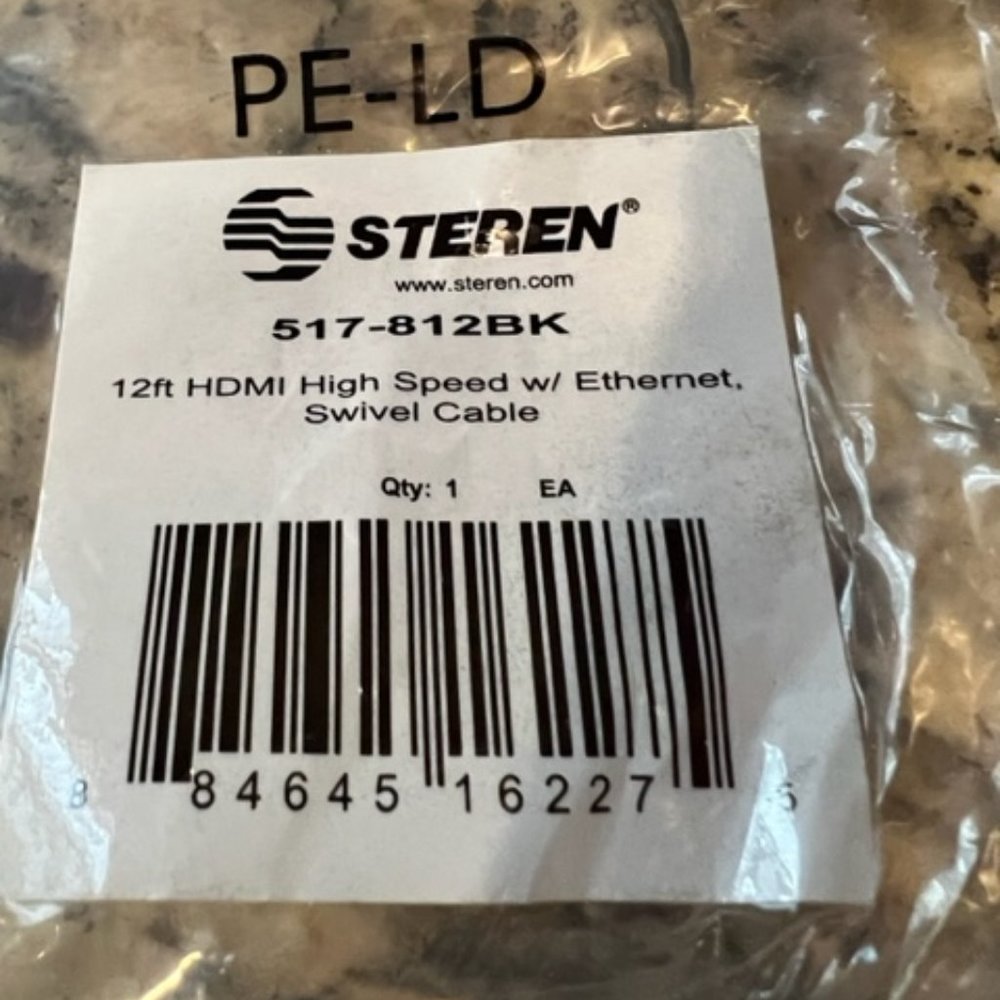 STEREN - 12'' HDMI High Speed cable with Ethernet